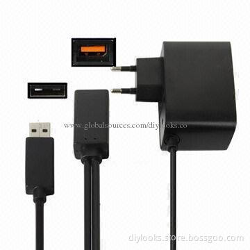 Kinect AC Adapter for XBOX 360 (EU Plug), 100-240V, 50/60Hz Input Voltage